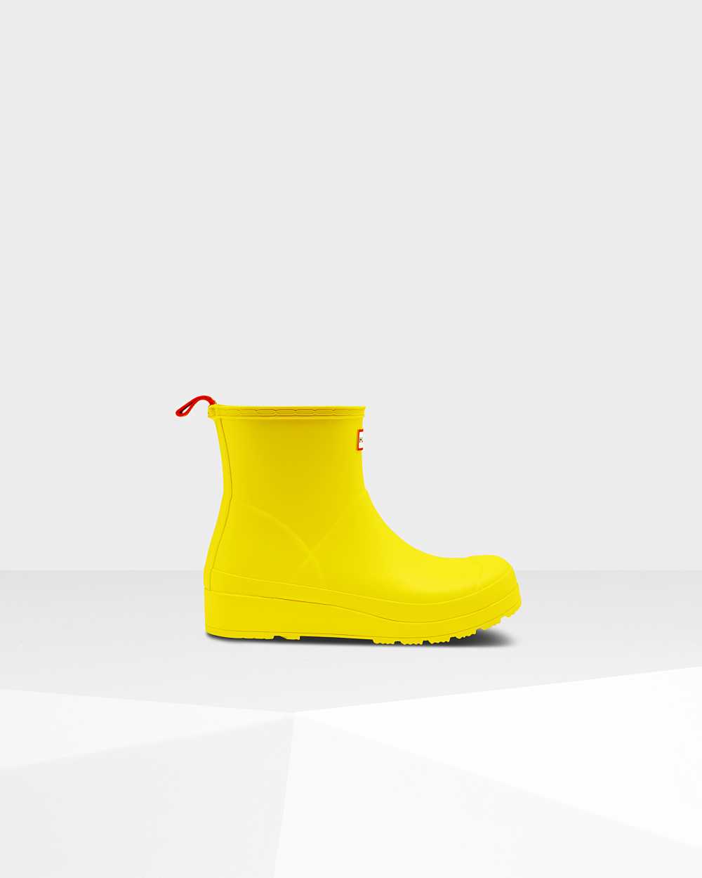 Hunter Original Play Short Mid-Calf Women's Rain Boots NZ-03837U Yellow